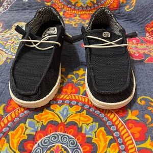 Hey Dudes -  Navy Blue and White Size 9W